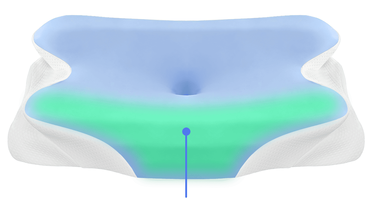 Melara Max contoured pillow product view